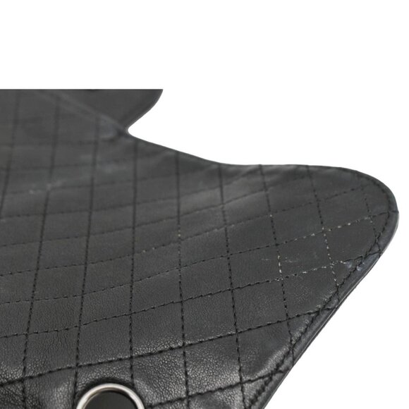 CHANEL  Soft and Chain Flap Leather Shoulder Bag Black - Picture 11 of 14